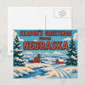 NEBRASKAはがき ポストカード (正面/裏面)
