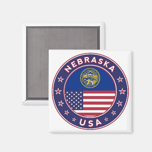 Nebraska マグネット (正面/裏面)
