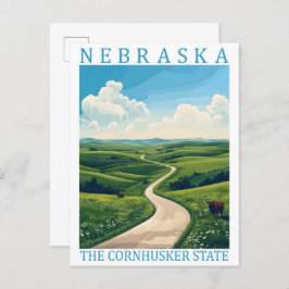 Nebraska the Cornhusker State USA Travel Place ポストカード