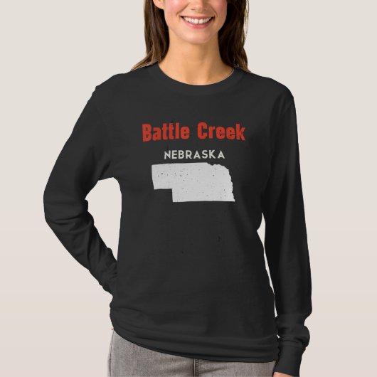 Nebraska Usa State America Travel Nebraskan Battle Tシャツ (正面)
