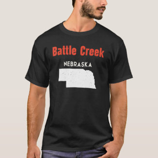 Nebraska Usa State America Travel Nebraskan Battle Tシャツ