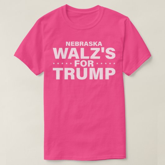 Nebraska Walzs For Tim Walzs 2024愛国心アメリカ Tシャツ (デザイン正面)