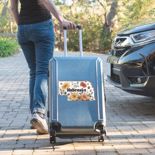 Nebraska Wild Flowers シール (スーツケースインサイチュ)