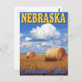 Nebraska's Golden Harvest: The Cornhusker State ポストカード (正面/裏面)