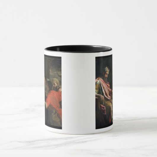 Nebuchadnezzarの最初夢を解釈しているダニエル( マグカップ (中央)