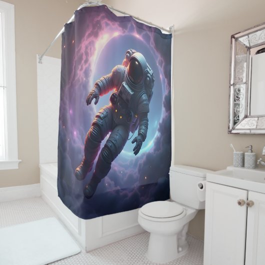 Nebula Drift: The Lone Explorer -  シャワーカーテン (インサイチュ)