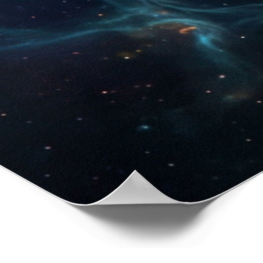 Nebula Koi Cosmic Waters ポスター (角)