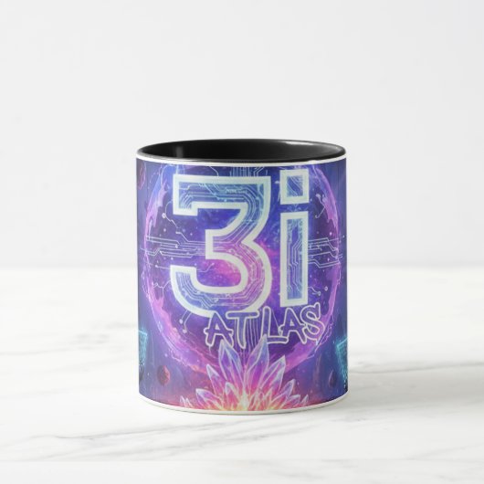 Nebula Nomads Space Astronaut Sci-Fi 3i Atla マグカップ (中央)