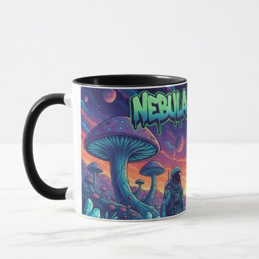 Nebula Nomads Space Astronaut Sci-Fi Combo Coffee  マグカップ (左)