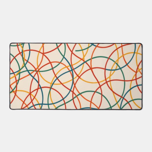 Nebula Vortex Fluid Ink Mousepad デスクマット (正面)