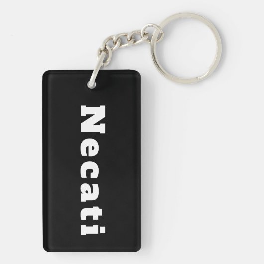 Necati キーホルダー (裏面)