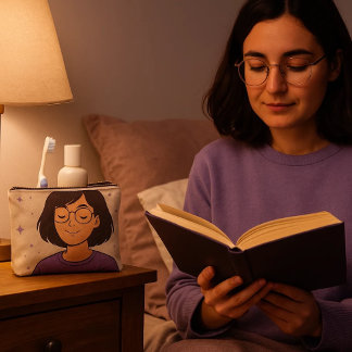 Neceser con ilustración - calma para tu día a día アクセサリーポーチ