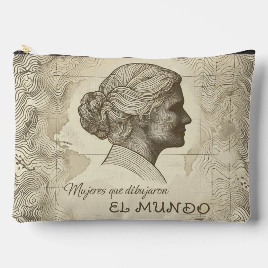 Neceser Mujeres que dibujaron el mundo アクセサリーポーチ (正面)