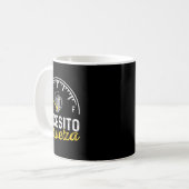 Necesito Cervezaおもしろい諺メキシコ私はビールが必要 コーヒーマグカップ (正面左)