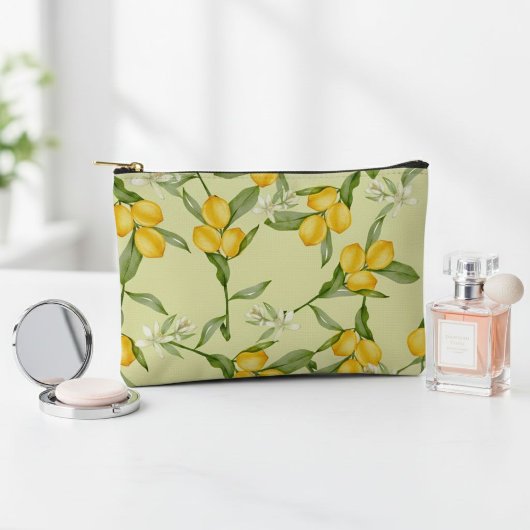 Necessaire gave lemon prints アクセサリーポーチ