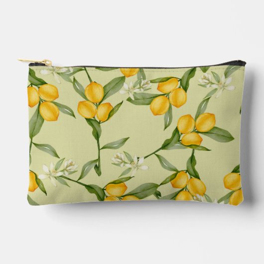 Necessaire gave lemon prints アクセサリーポーチ (正面)
