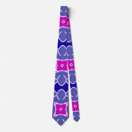 Neck Tie, A multicolor fabric print pattern design ネクタイ