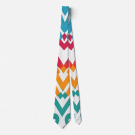Neck Tie, A multicolor fabric print pattern design ネクタイ