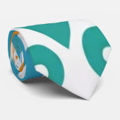 Neck Tie, A multicolor fabric print pattern design ネクタイ (ロール)