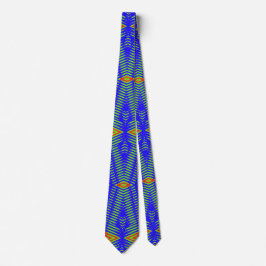 Neck Tie, A multicolor fabric print pattern design ネクタイ