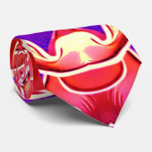 Neck Tie, A multicolor fabric print pattern design ネクタイ (ロール)