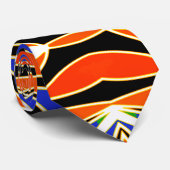 Neck Tie, A multicolor fabric print pattern design ネクタイ (ロール)