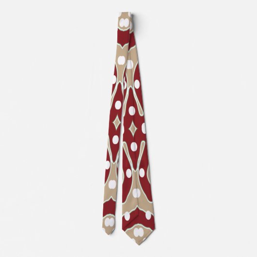 Neck Tie, A multicolor fabric print pattern design ネクタイ (裏面)