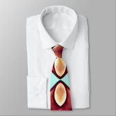 Neck Tie, A multicolor fabric print pattern design ネクタイ (タイ)