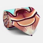 Neck Tie, A multicolor fabric print pattern design ネクタイ (ロール)