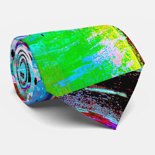 Neck Tie – Abstract Grid ネクタイ (ロール)