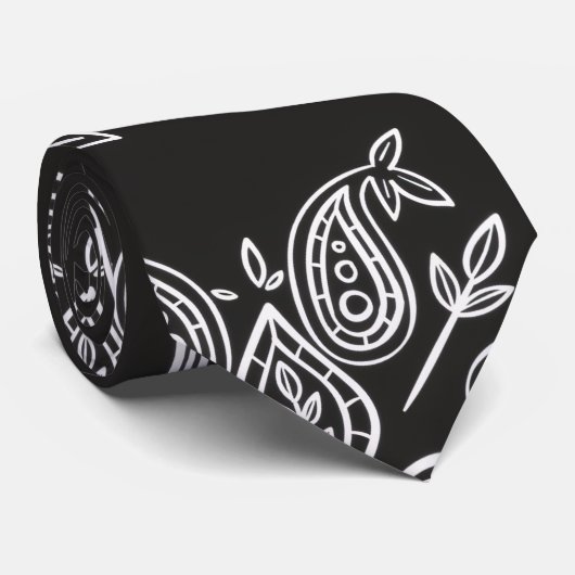 Neck Tie-Classic Paisley Elegance ネクタイ (ロール)