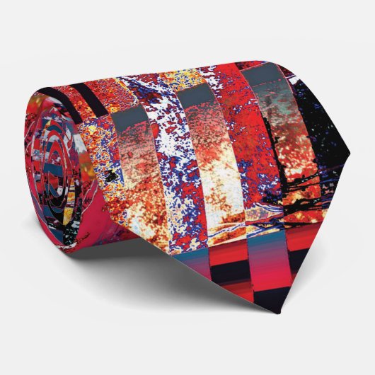 Neck Tie – Fragmented Pulse ネクタイ (ロール)