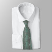 Neck Tie - Green Art Deco Design ネクタイ (タイ)