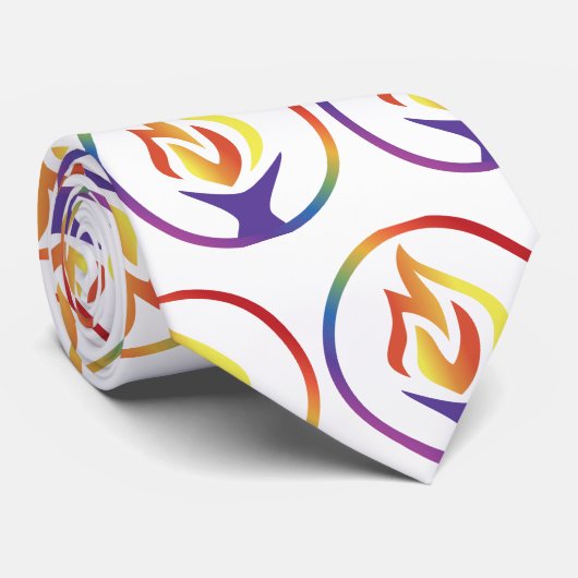 Neck tie with tiled UUCF logo ネクタイ (ロール)