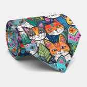 NECKTIE - Cats, Cats, and More Cats ネクタイ (ロール)