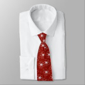 Necktie in a Red Floral Design ネクタイ (タイ)