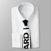 Necktie with White and Pink Wayward Logo  ネクタイ (タイ)