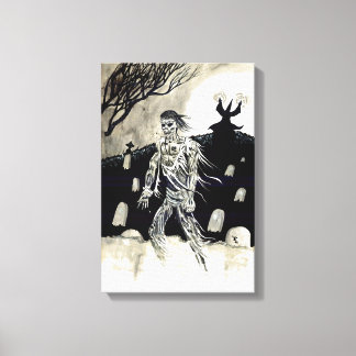 "Necromancer" -イラストレーションby Tracy Lesch キャンバスプリント