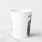 Necromancer Dark Magic Anime Chibi Gamer Birthday 紙コップ (右)