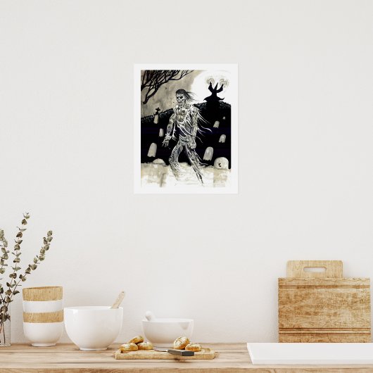 "Necromancer" - Tracy Leschのポスター ポスター (キッチン)