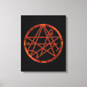 Necronomicon (burning) キャンバスプリント (正面)