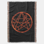 Necronomicon (burning) スローブランケット (正面縦)