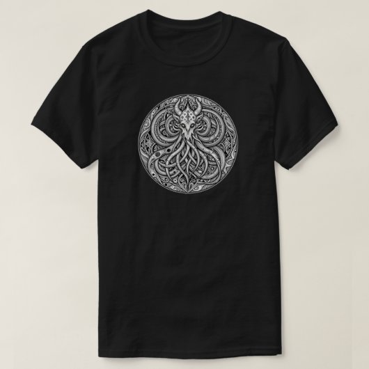 Necronomicon Cthulhu Azathoth Symbol Art Tシャツ (デザイン正面)