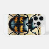 Necrophila Beetle 110924IREF251 - Watercolor iPhoneケース (裏面横)