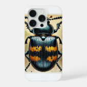 Necrophila Beetle 110924IREF251 - Watercolor iPhoneケース (裏面)