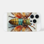 Necrophila Insect Top Down View 190724IREF224 - Wa iPhoneケース (裏面横)