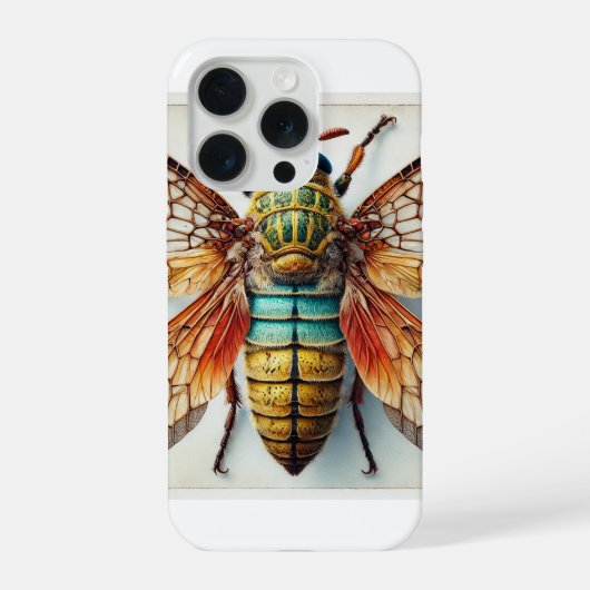 Necrophila Insect Top Down View 190724IREF224 - Wa iPhoneケース (裏面)