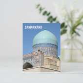 Necropolis of Shah-i-Zinda in Samarkan, Uzbekistan ポストカード (スタンド正面)