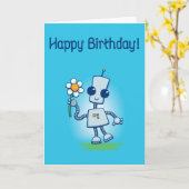 Nedの花のバースデー・カード カード (黄色い花)