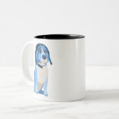 Nedの青いマグ ツートーンマグカップ (正面左)